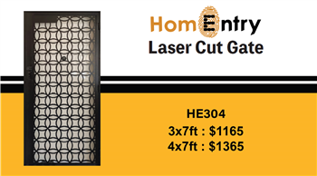 Laser-cut gates involve the use of a laser beam that melts, burns, or vaporizes the material along a predefined path.